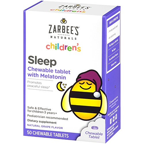 最好的孩子安全挑选 -  Zarbee的Naturals儿童睡眠咀嚼片与褪黑素