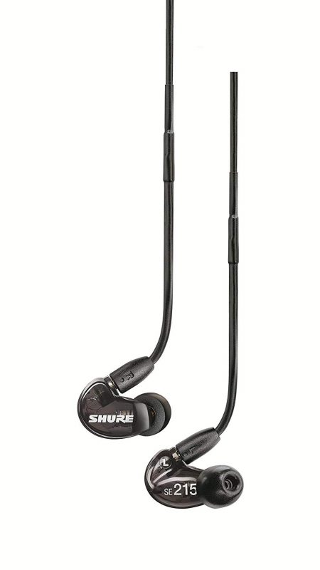 最佳耳塞耳机 -  Shure SE215声音隔离耳机
