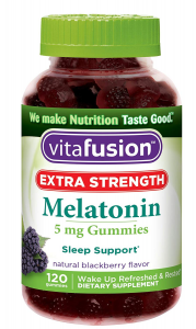 最佳高剂量褪黑素- Vitafusion额外强度褪黑素